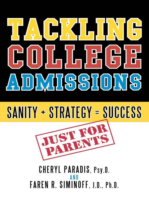 Title details for Tackling College Admissions by Cheryl Paradis - Wait list